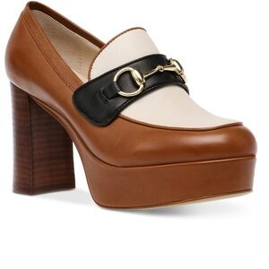 Steve Madden Women's Cinderella Horse-Bit Platform Loafers Size 8